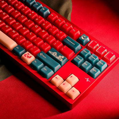 FROST Red Bean Cherry Profile Matte Smooth 173 Keycaps