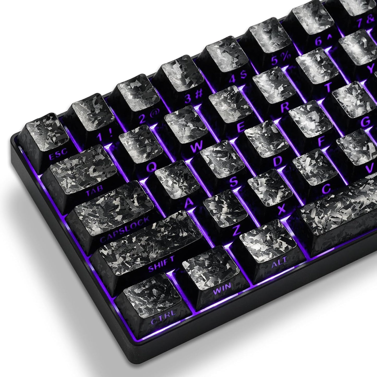 Womier Forged Carbon Side Backlit Cherry Keycaps