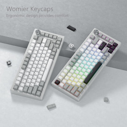 Womier Vanilla Slate Top Backlit Cherry Pbt Keycaps