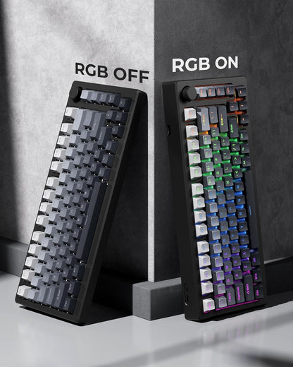 Ink Shadow Top Shinethrough Gradient PBT Keycaps