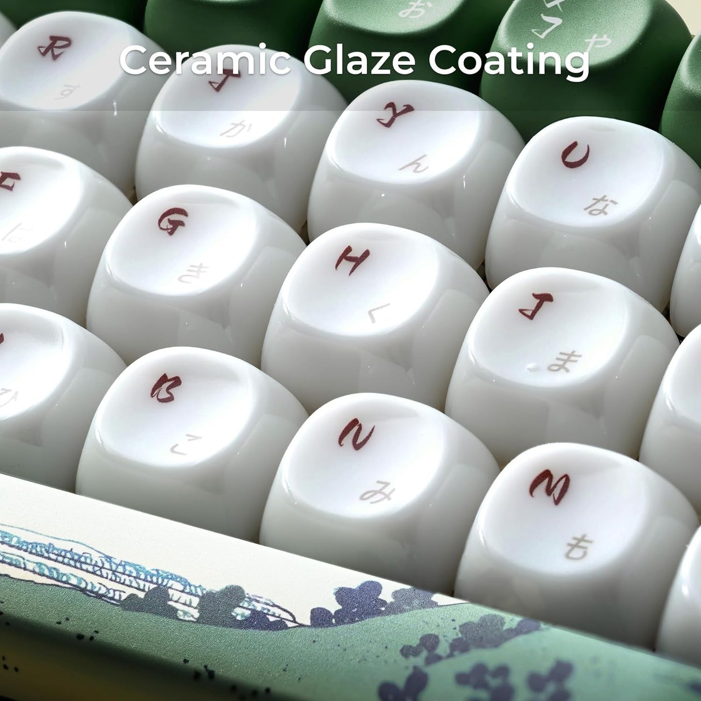 Mount Fuji Shichirigahama PBT + Frosted Translucent Keycaps