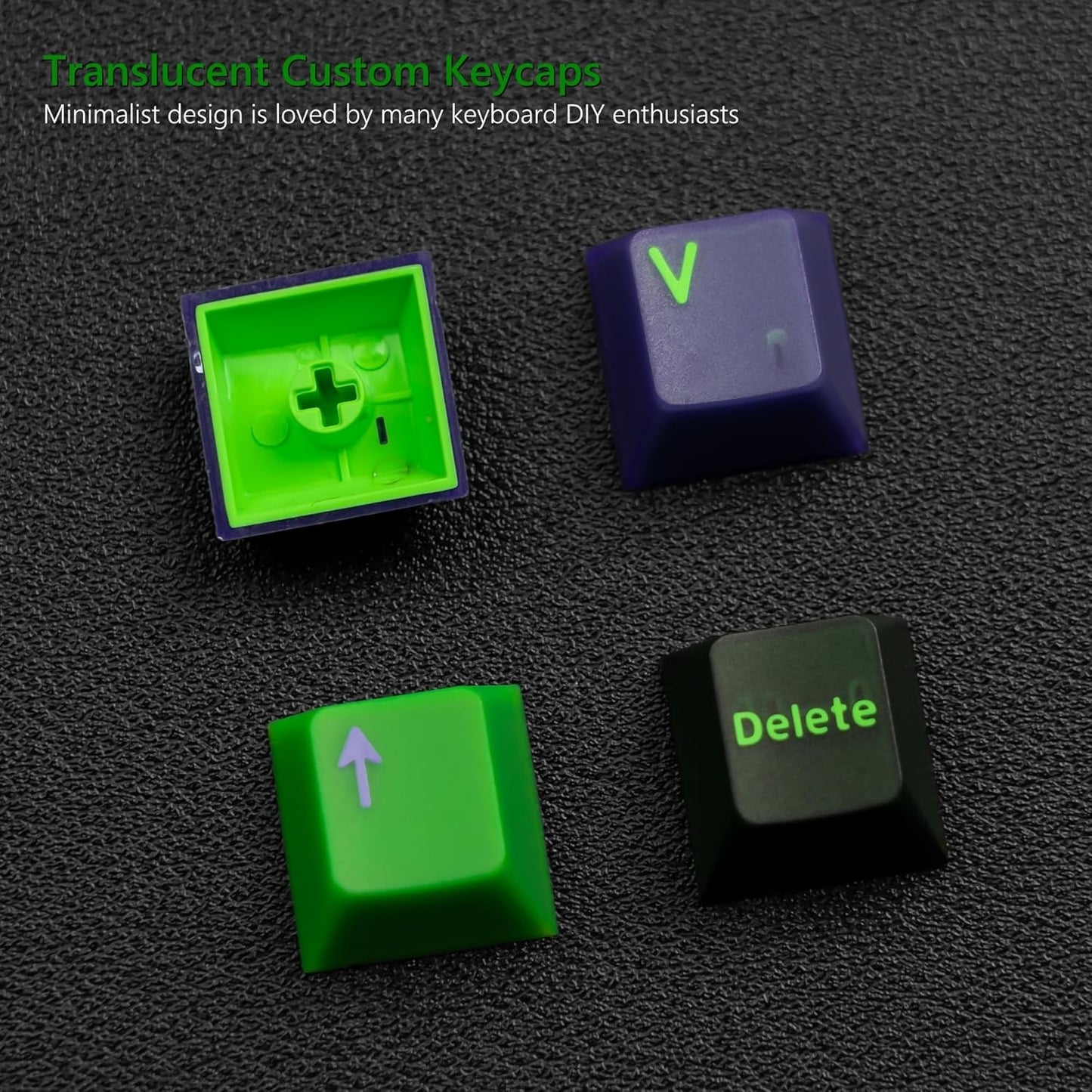 Cube Eva Cherry Doubleshot PBT Keycaps