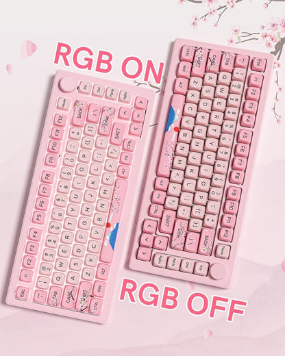 Womier Mount Fuji Sakura Spring MOA PBT Keycaps