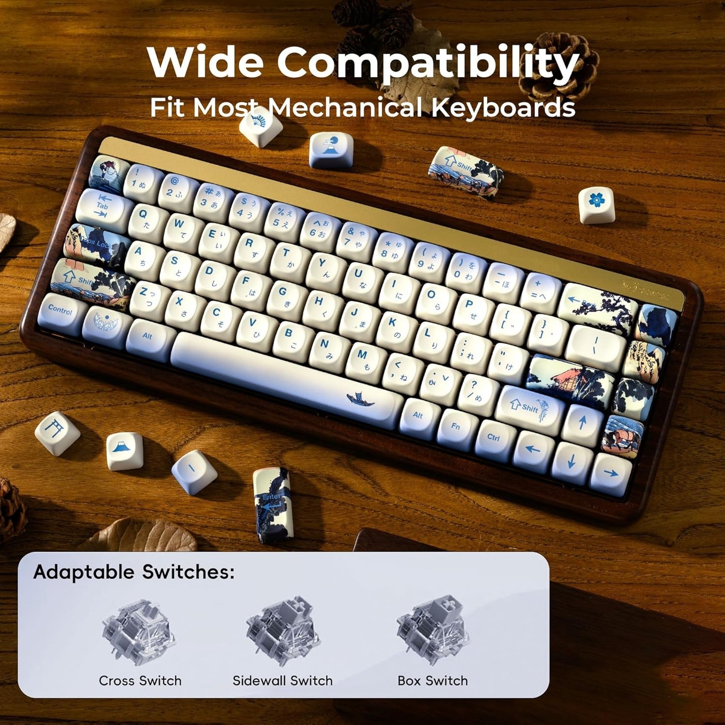 Fuji Mountain Premium Moa PBT Keycap