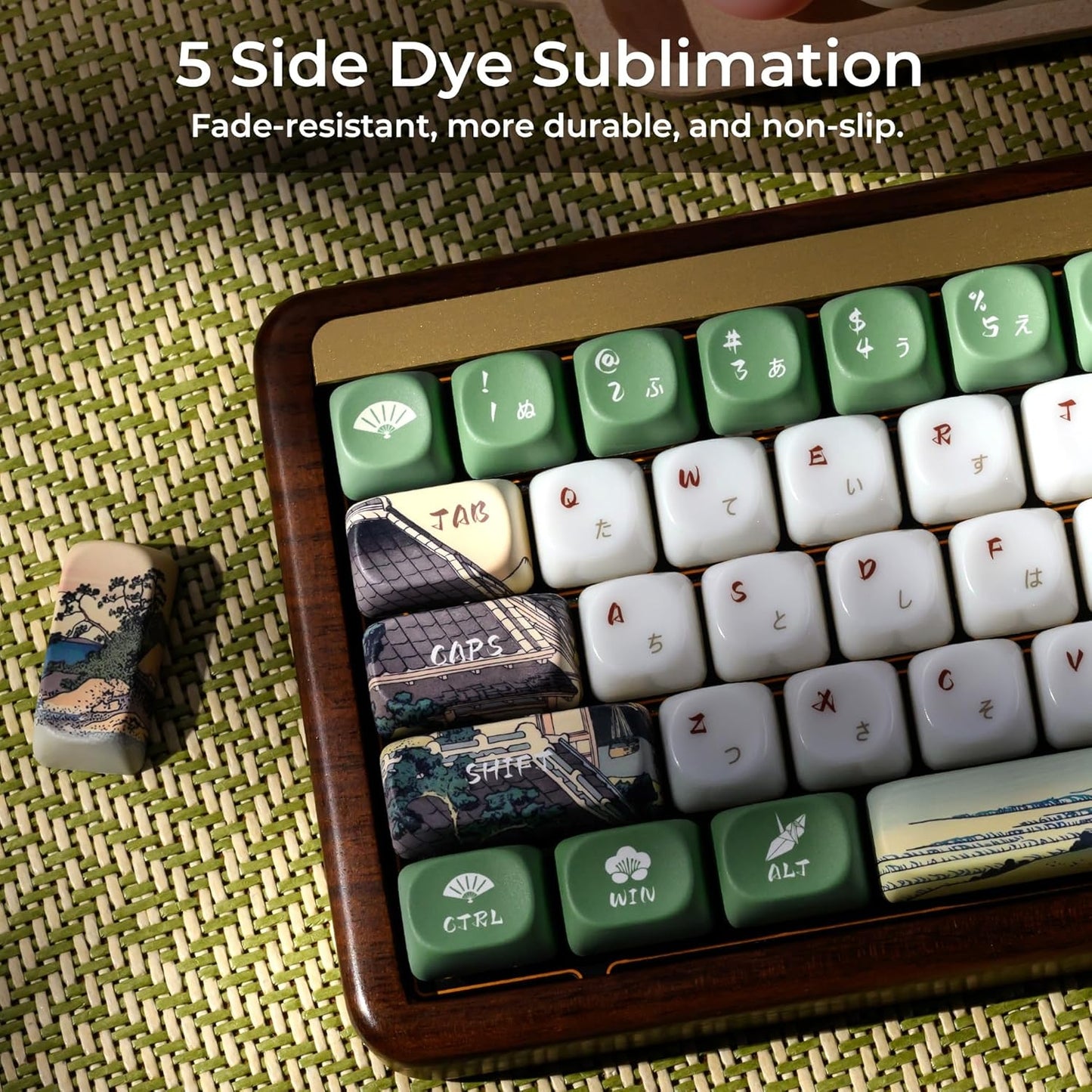 Mount Fuji Shichirigahama PBT + Frosted Translucent Keycaps