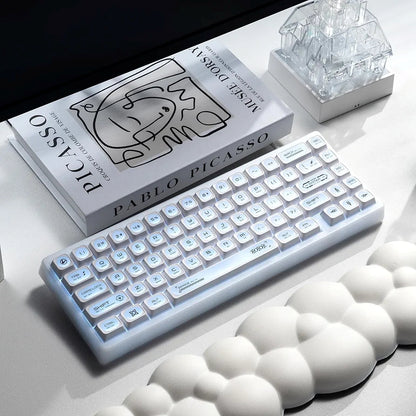 Cats Eye New Concept White UV Printed Backlit Keycaps