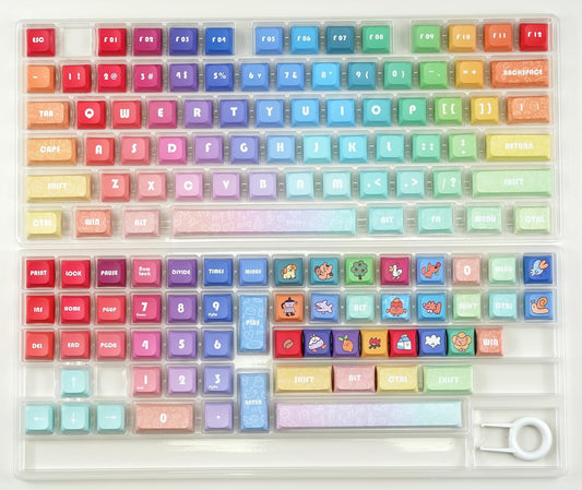 Color Gradient Premium XDA PBT Keycaps