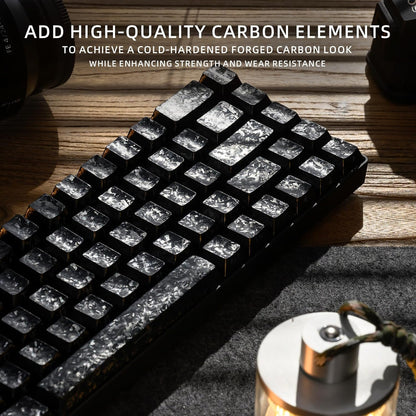 Womier Forged Carbon Side Backlit Cherry Keycaps
