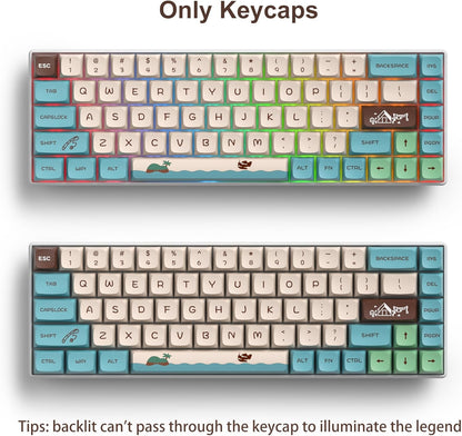 Animal Forest XDA PBT Keycaps Mac Compatible