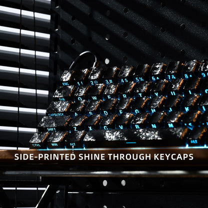 Womier Forged Carbon Side Backlit Cherry Keycaps