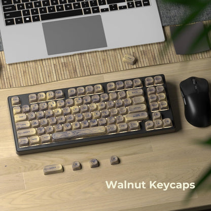 Wood Textured MOA PBT Keycaps