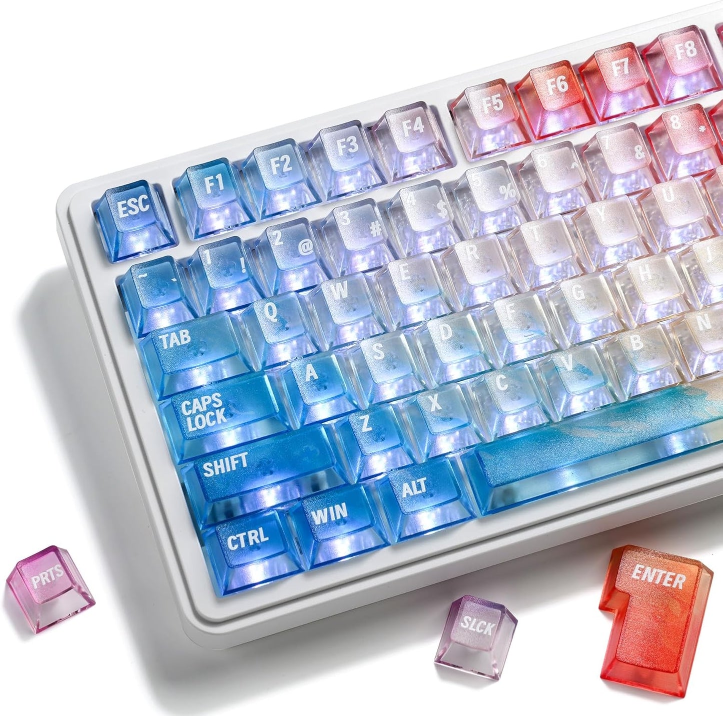 Aurora Gorgeous-View Cherry Profile PC Keycaps 119 keys