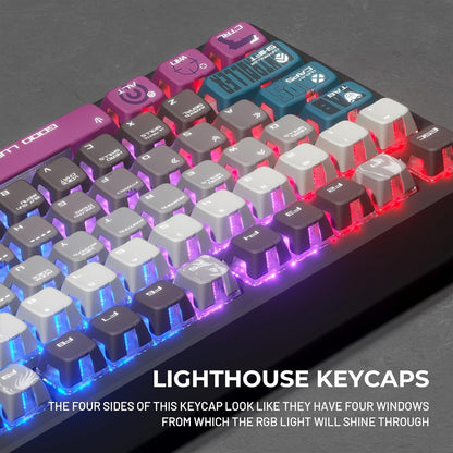 Valorant Lighthouse Profile Side Backlit Doubleshot Keycaps