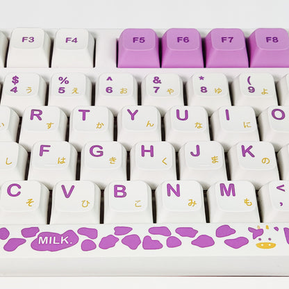 PRICE DROP Taro Milk Japanese XDA Keycaps