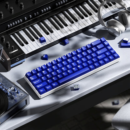 Klein Blue Frost Jade Cherry PBT Keycaps