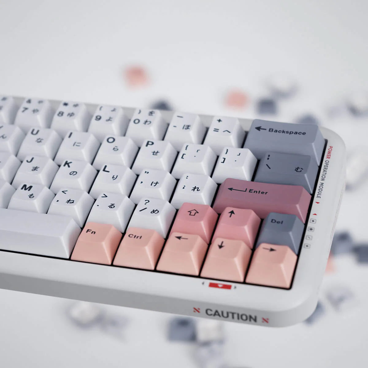 Akira Minimalist Japanese Cherry PBT Keycaps