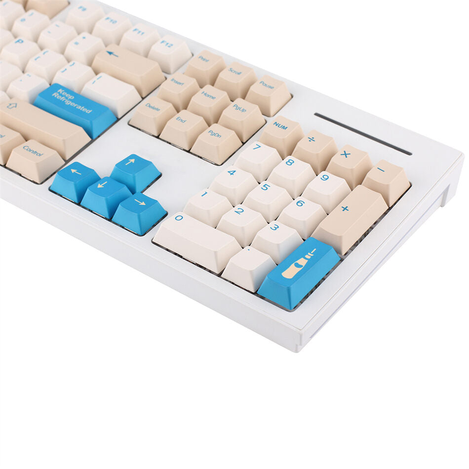 Soy Milk Cherry PBT Keycaps