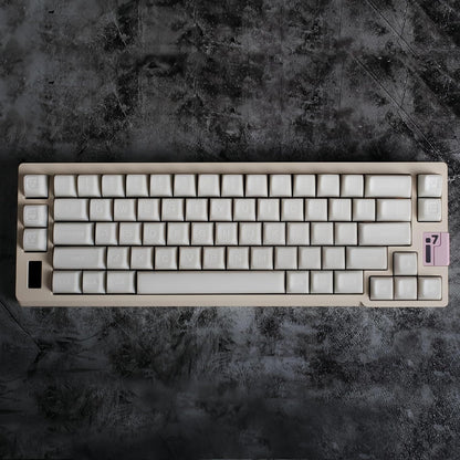 White Jade Translucent SA Profile Doubleshot Keycap