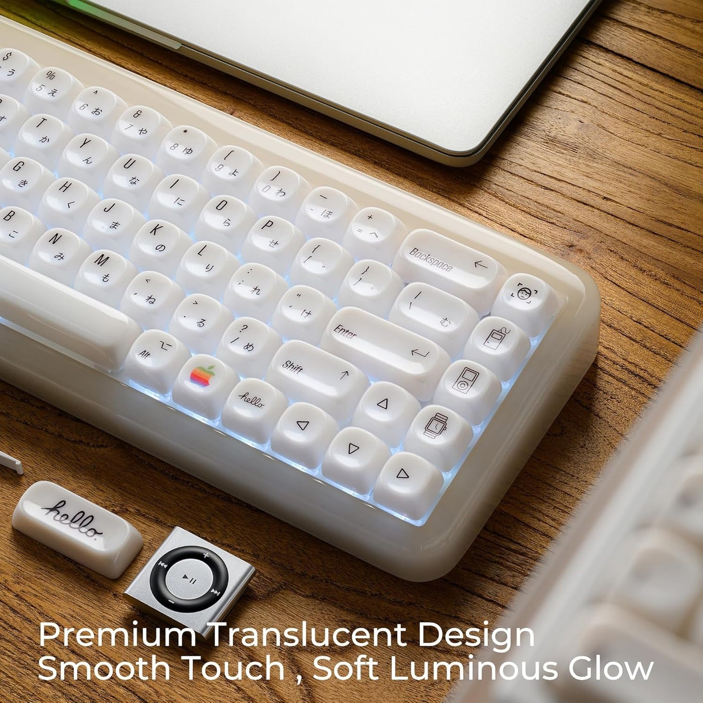 Womier Apple Mac Ceramic Style Japanese MOA Keycaps