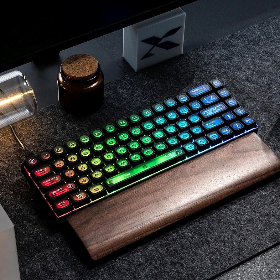 Cats Eye New Concept Red UV Printed Backlit Keycaps