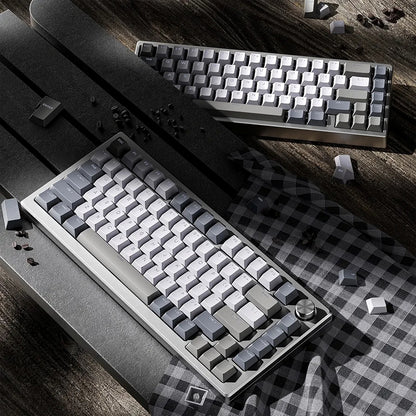 Winter Fog Top Backlit Cherry PBT Keycaps