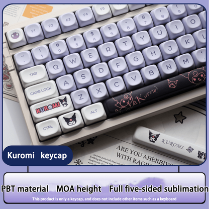 Kuromi Cat Moa PBT Keycaps