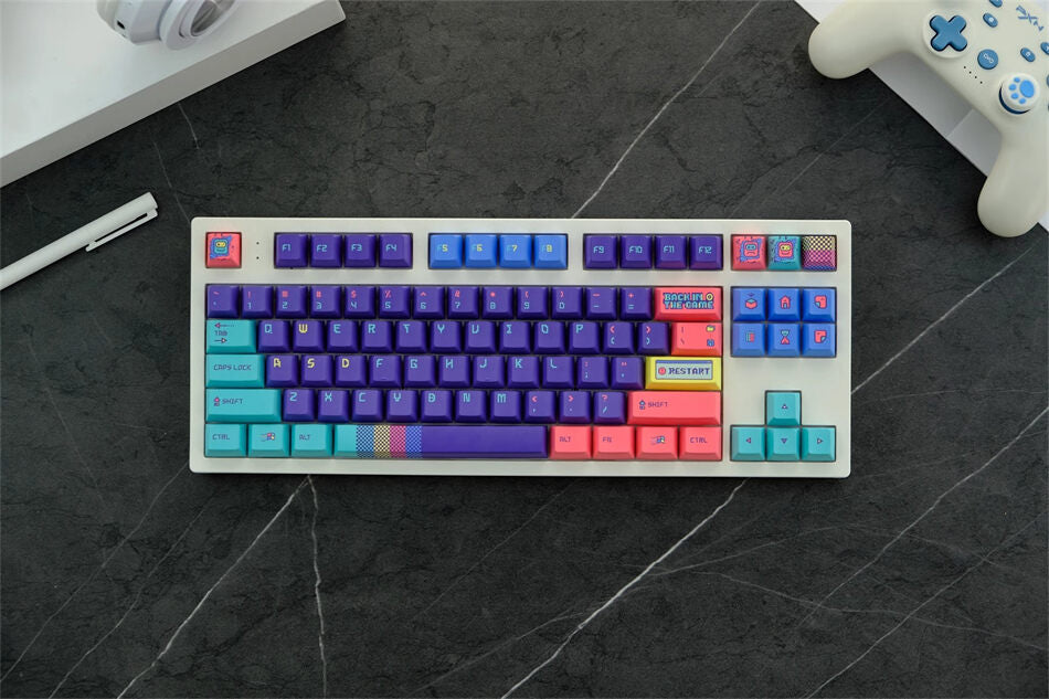 Back In The Game Cherry PBT Clone Keycaps