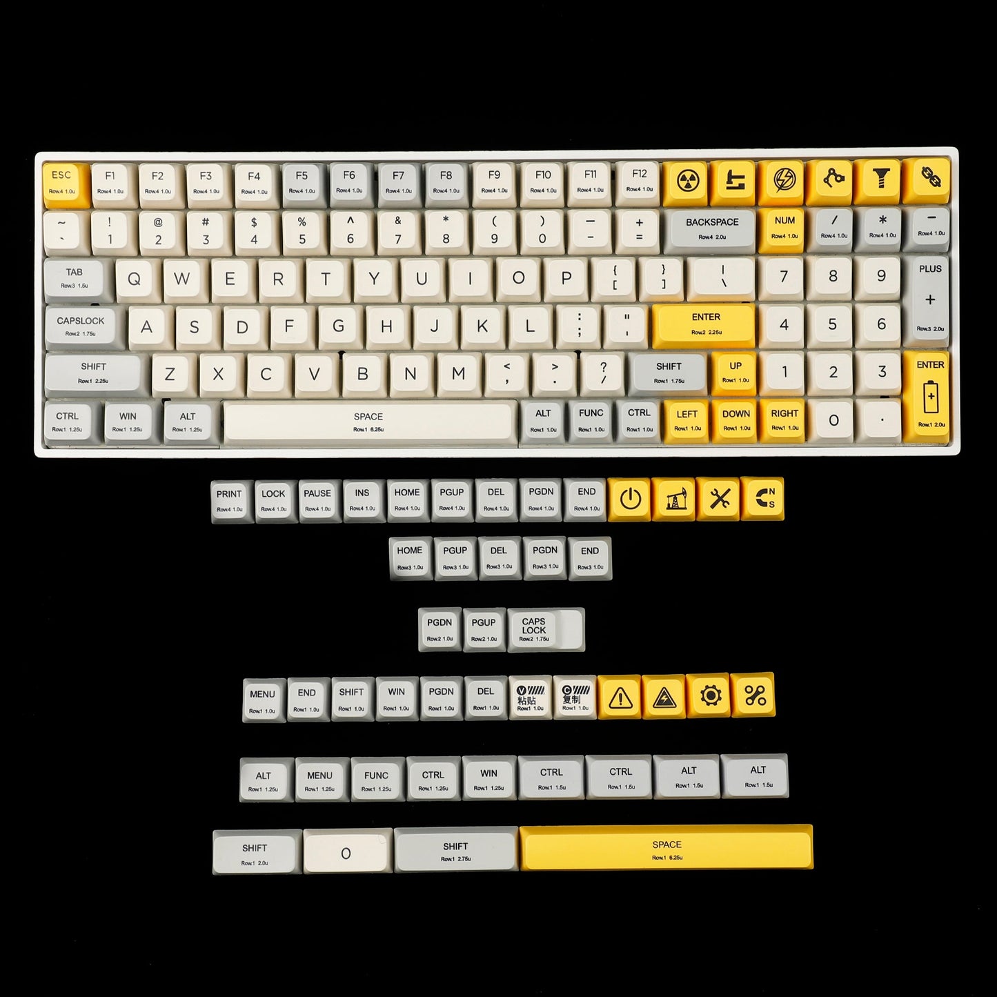 Industries MDA Profile PBT Keycap Set