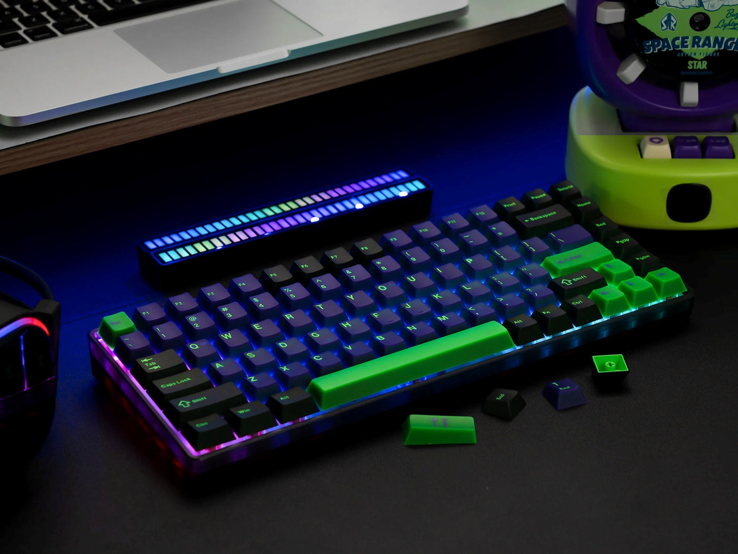 Cube Eva Cherry Doubleshot PBT Keycaps