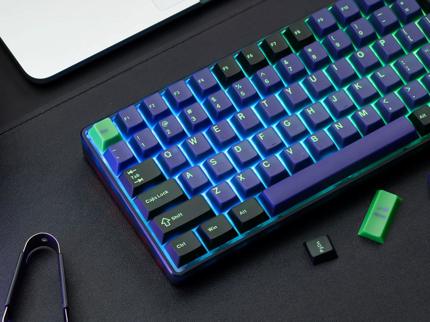 Cube Eva Cherry Doubleshot PBT Keycaps