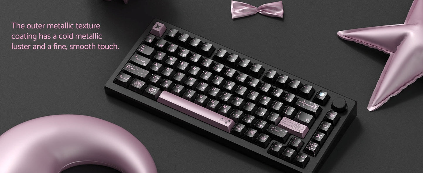 Womier Spring Scenery Metallic Coated Cherry PBT Keycaps