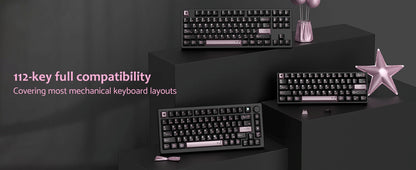 Womier Spring Scenery Metallic Coated Cherry PBT Keycaps