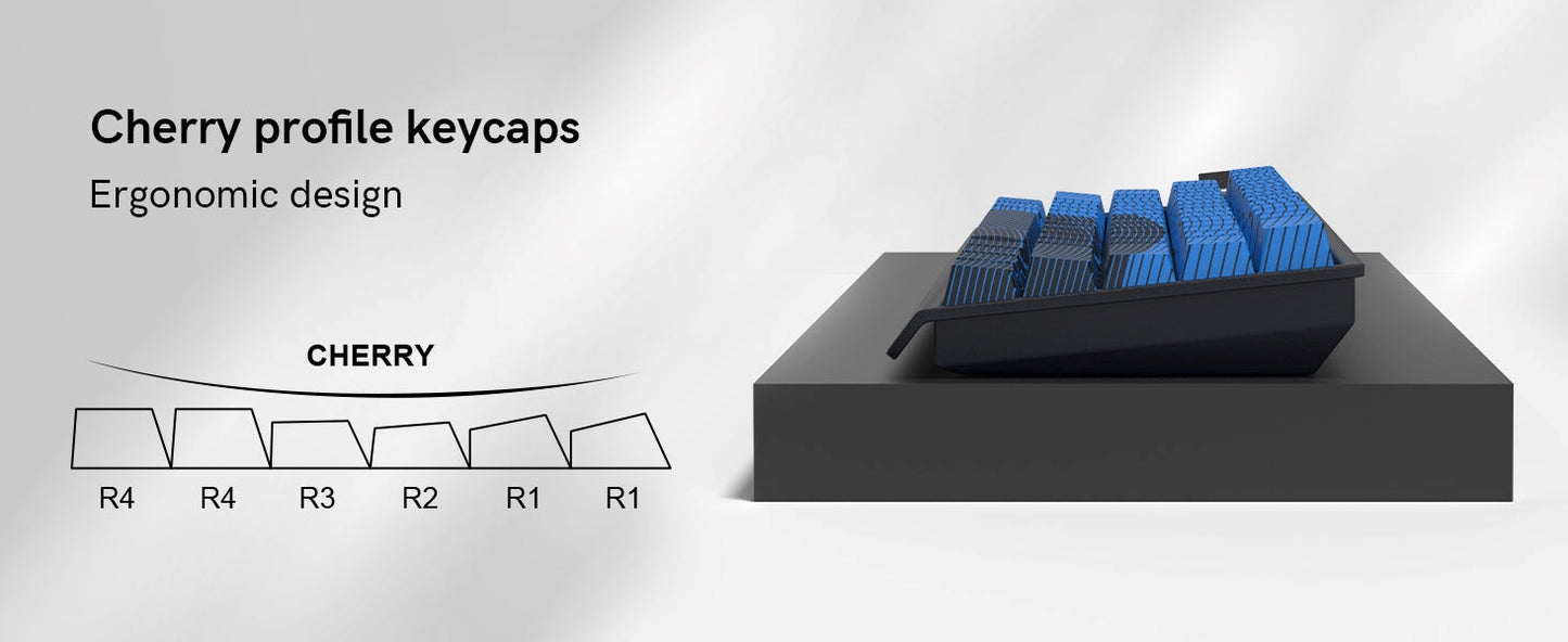 Flow Backlit Side-Printed Cherry PBT Keycap Set