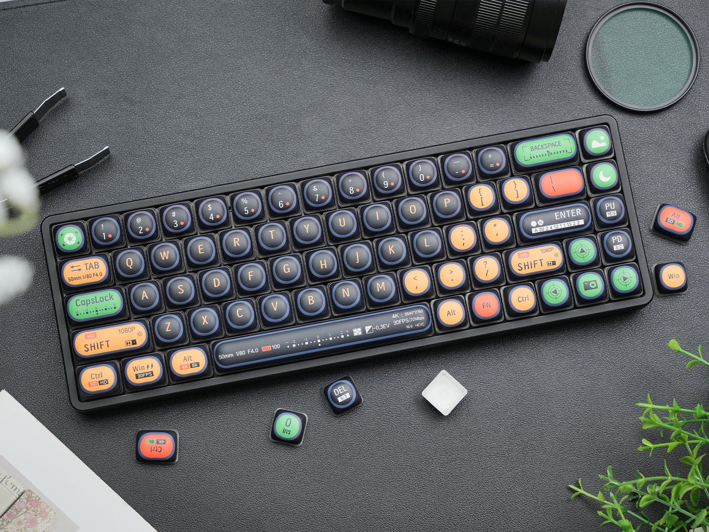 Womier Camera Bun MOG Profile PBT Keycap Set
