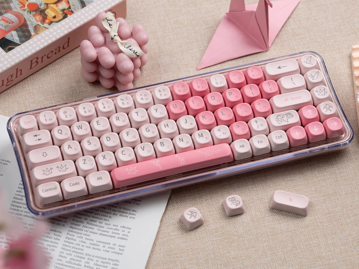Womier Origami Moa PBT Keycaps