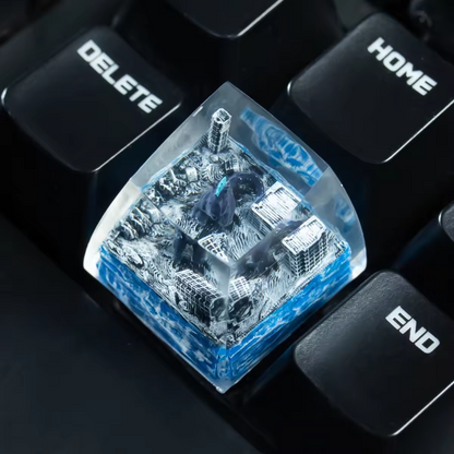 Godzilla Resin Handmade Artisan keycap