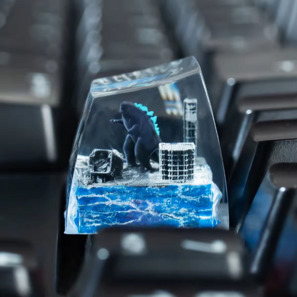 Godzilla Resin Handmade Artisan keycap