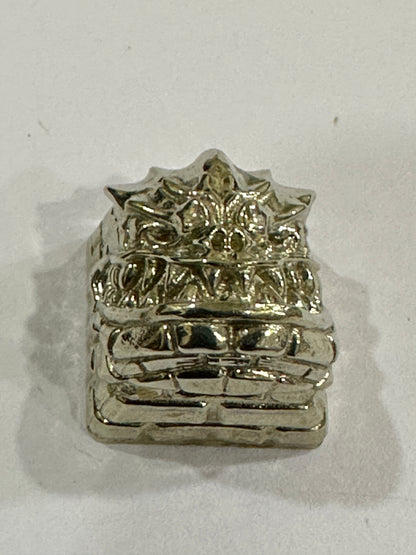 Vintage  Brass Copper Heavy Artisan Keycap 1u