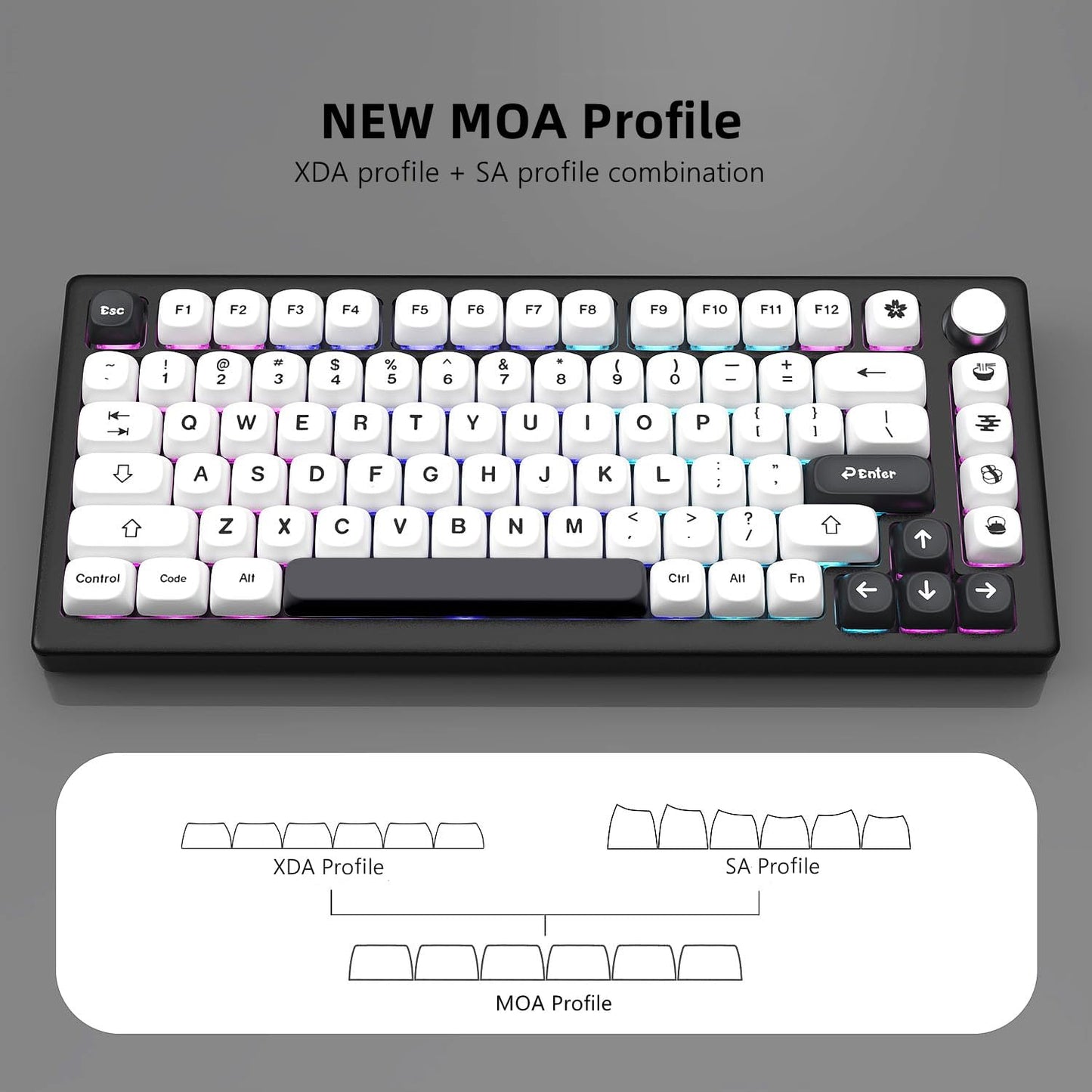 Teishoku MOA Profile Dye-Sub PBT Keycap Set