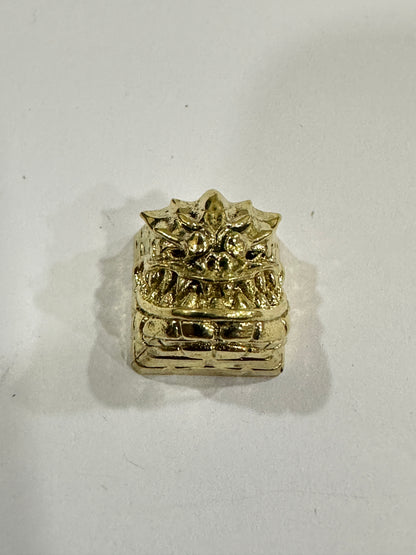 Vintage  Brass Copper Heavy Artisan Keycap 1u