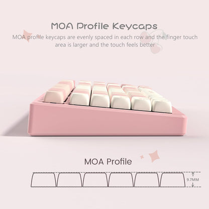 Cherry Pudding MOA PBT Keycaps