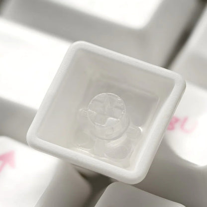 Glaze Full Ceramic Crush Pink Cherry Profile 120-Key Keycap Set
