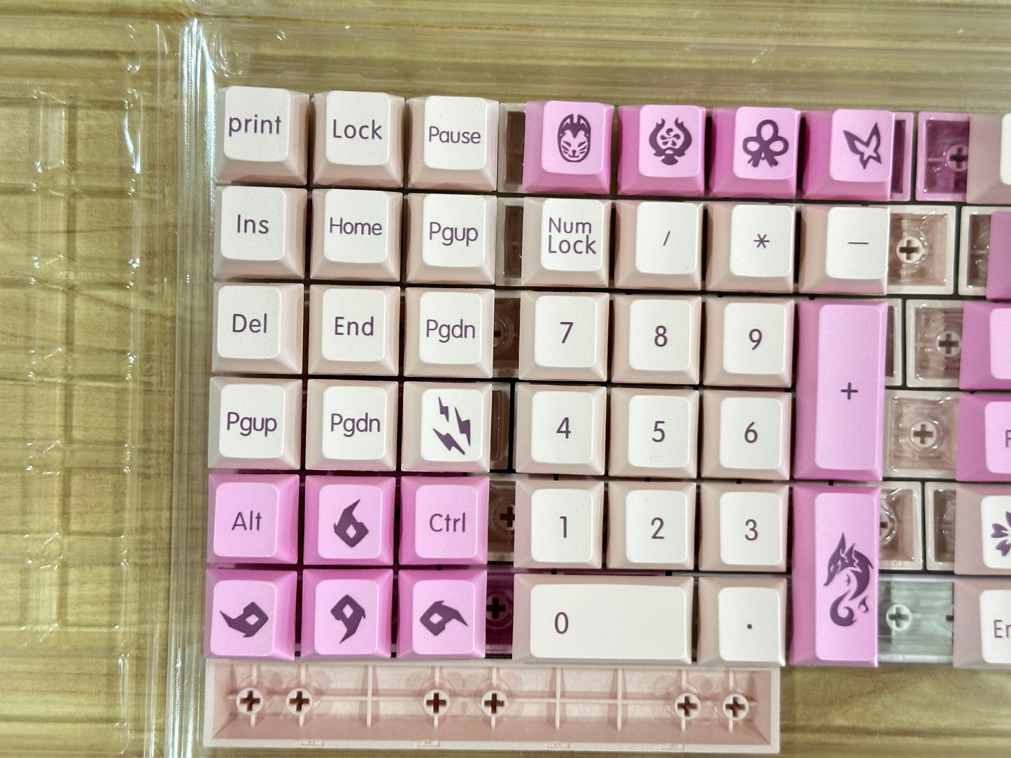 Lightning Sakura Sword Cherry PBT Keycaps