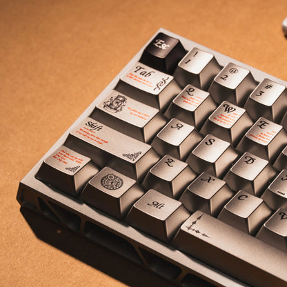 PREMIUM Time Metallic Coated Chery PBT Keycap Set