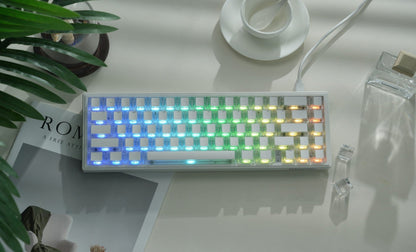 Womier Leather Texture Side Printed Cherry Keycaps