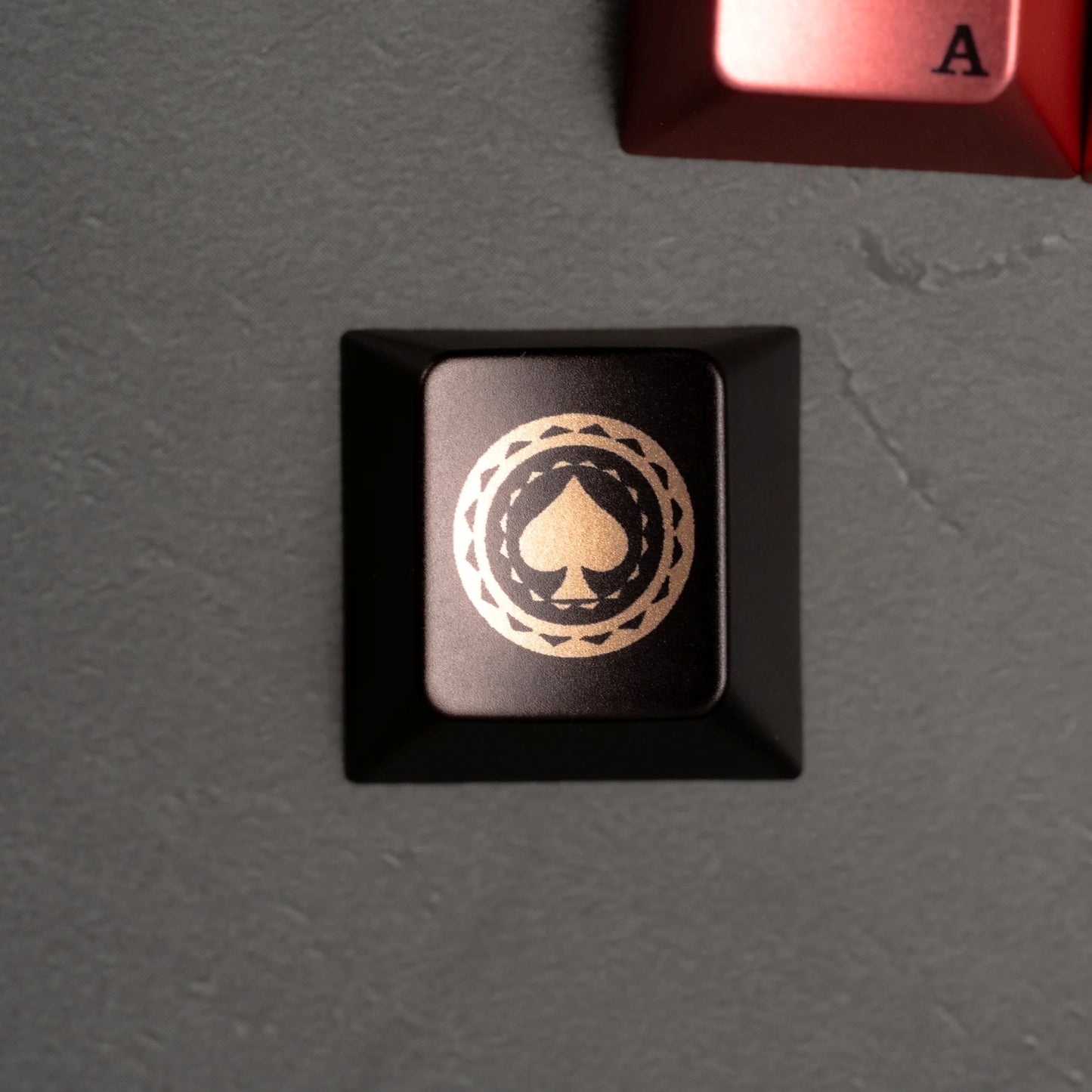 PREMIUM Womier Spade 112-Key Cherry Profile Metallic Coating Keycap Set