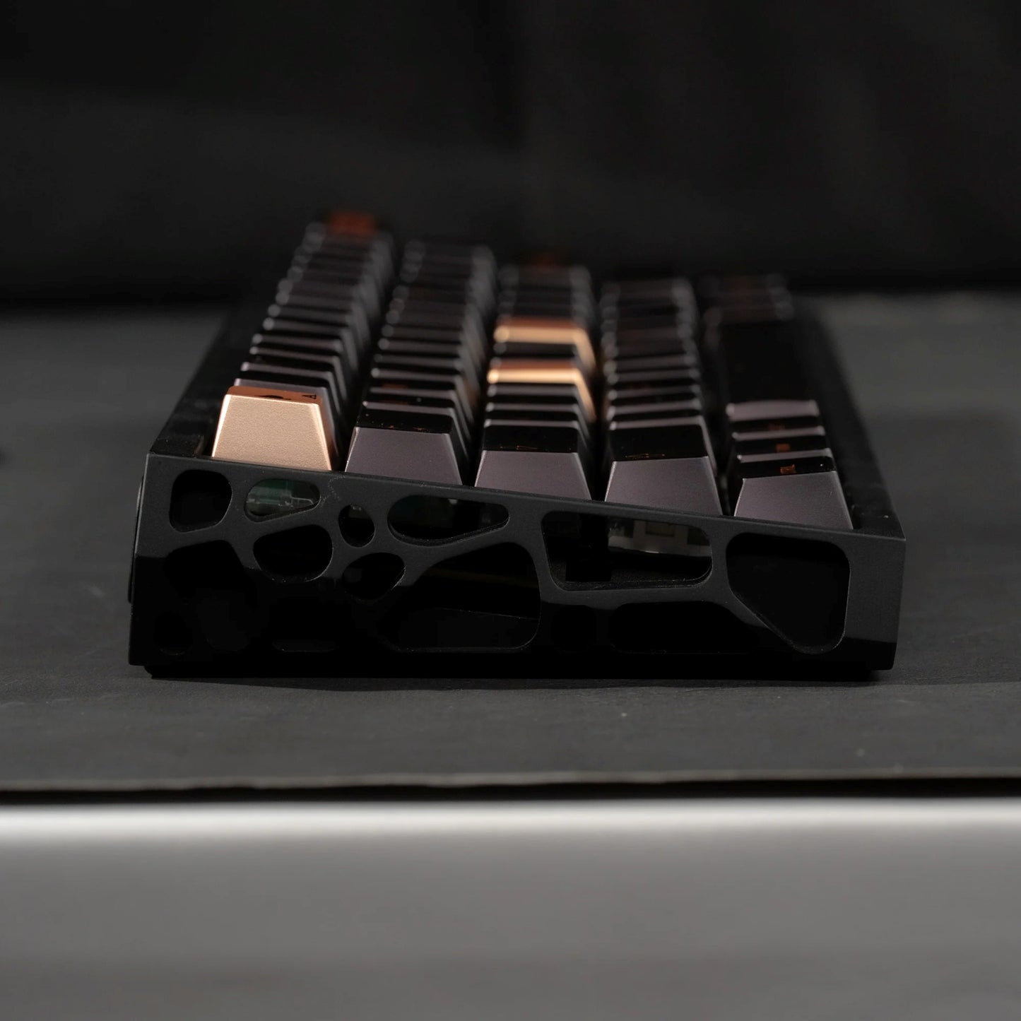 PREMIUM Womier Spade 112-Key Cherry Profile Metallic Coating Keycap Set