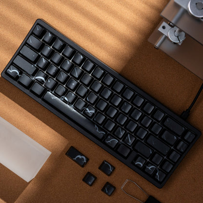 PREMIUM Meteor Pattern IMD Tech Side Backlit Stealth Keycaps