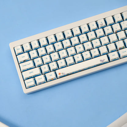 PRICE DROP Deep Sea Party Cherry PBT Keycaps