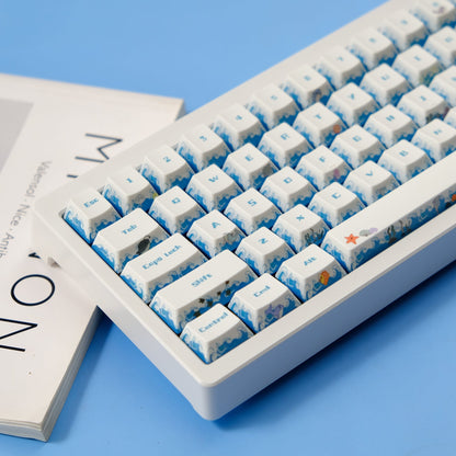 PRICE DROP Deep Sea Party Cherry PBT Keycaps